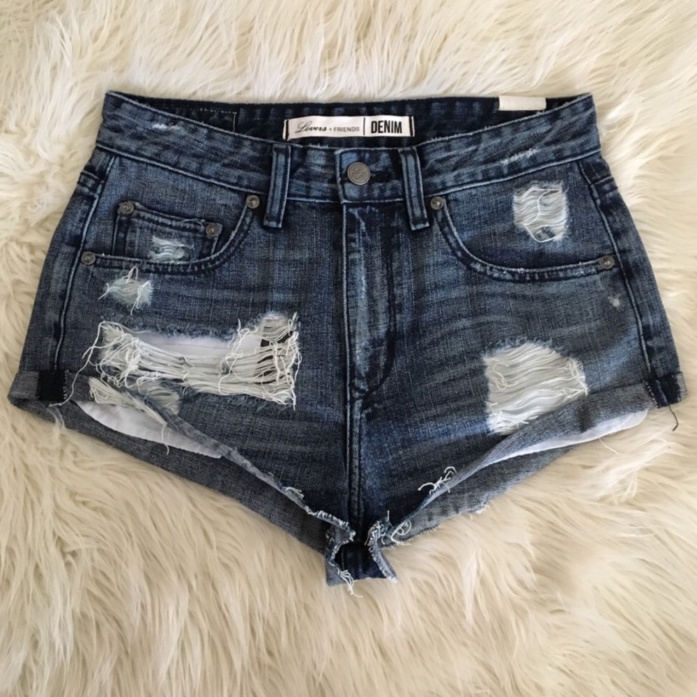 Lovers + Friends denim shorts